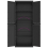 VidaXL vidaXL Gartenschrank Schwarz 65x37x165 cm PP 11