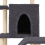 VidaXL (dark grey) vidaXL Cat Tree with Sisal Scratching Posts Cat Scratch Tower Climbing Tree 7