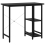 VidaXL vidaXL Computer Desk Black MDF and Metal Office Study Working Side Desk Table 2