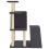 VidaXL (dark grey) vidaXL Cat Tree with Sisal Scratching Posts Cat Scratch Tower Climbing Tree 5