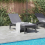 VidaXL vidaXL Sonnenliege Anthrazit 186x60x29 cm PP 3