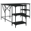 VidaXL (black) vidaXL Desk Office Desk Computer Table Study Writing Table Engineered Wood 6