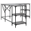 VidaXL (grey sonoma) vidaXL Desk Office Desk Computer Table Study Writing Table Engineered Wood 6