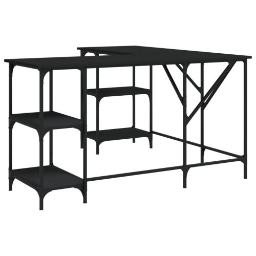 VidaXL (black) vidaXL Desk Office Desk Computer Table Study Writing Table Engineered Wood 1
