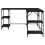 VidaXL (black) vidaXL Desk Office Desk Computer Table Study Writing Table Engineered Wood 5