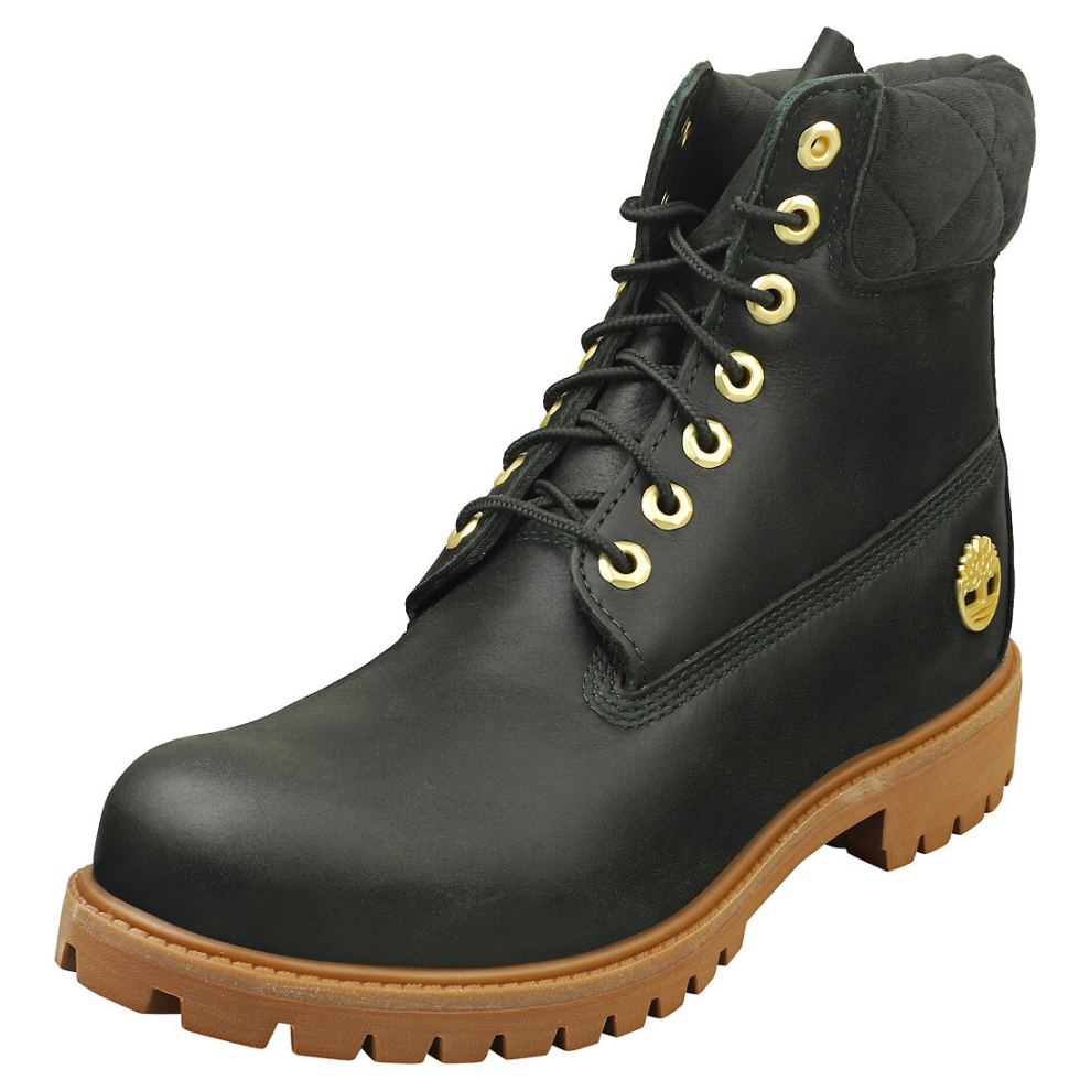 (8) Timberland Premium Waterproof Mens Classic Boots in Dark Green