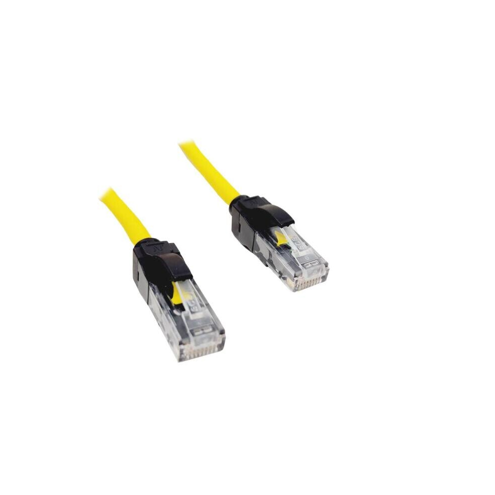 Belkin Cat6 Ethernet RJ45 Cable Snaggles 3M Yellow A3L980B03MYLHS