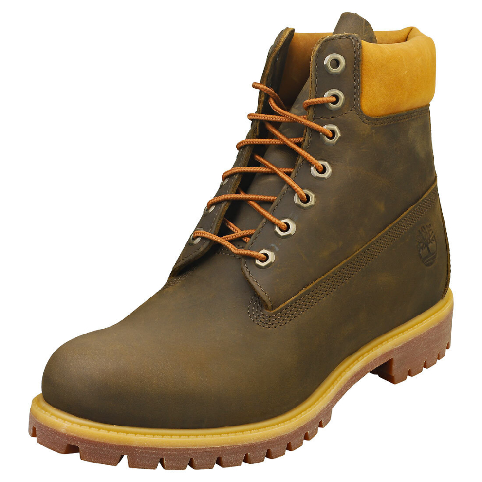 (9.5) Timberland Premium Waterproof Mens Classic Boots in Olive