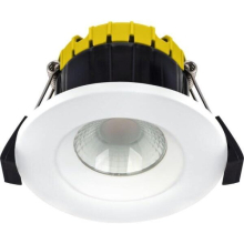 Luceco FType Compact Regressed Dimmable LED Downlight 6 Watts IP65 White Bezel