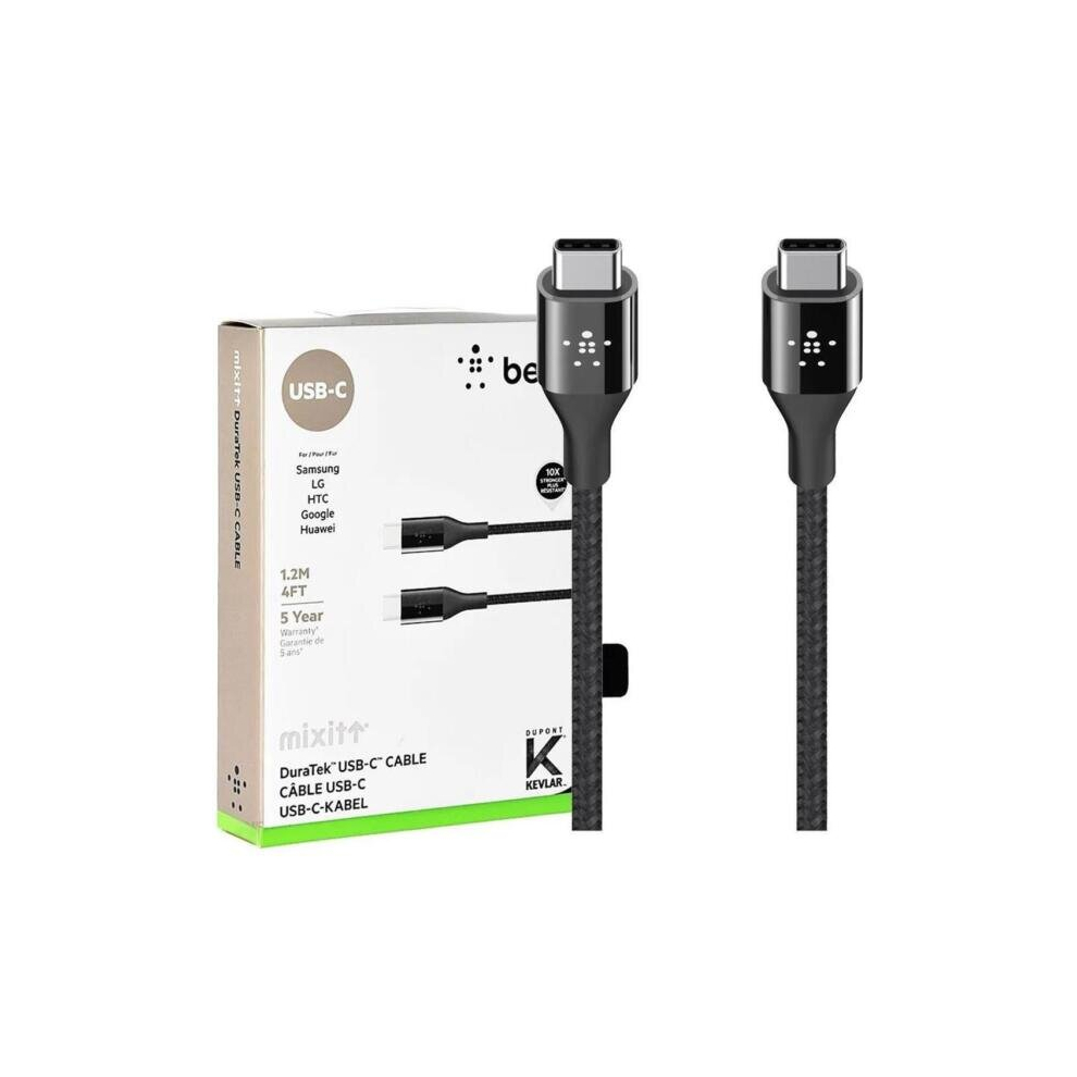 Belkin USB-C Charging Cable 1.2 m 3 A Black F2CU050BT04-BLK