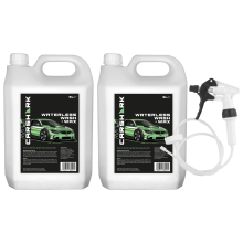 CARSHARK Waterless Wash & Wax 2 x 5L with Long Hose Trigger - Cleans, Polishes & Protects Paint