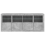 VidaXL (concrete grey) vidaXL Sideboard with LED Lights Home Cupboard Side Cabinet Storage Highboard 6