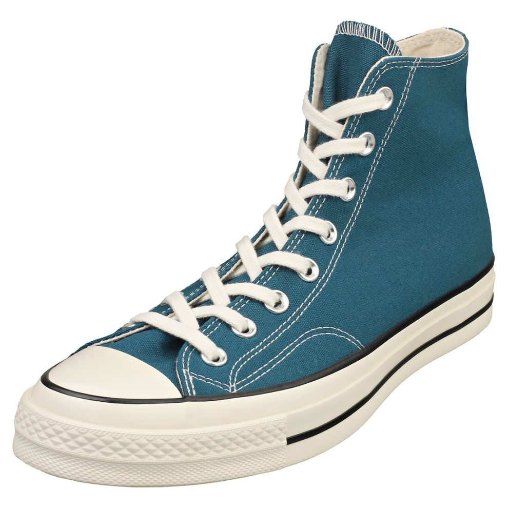 Converse (9) Chuck 70 Hi Unisex Casual Trainers In Teal Blue