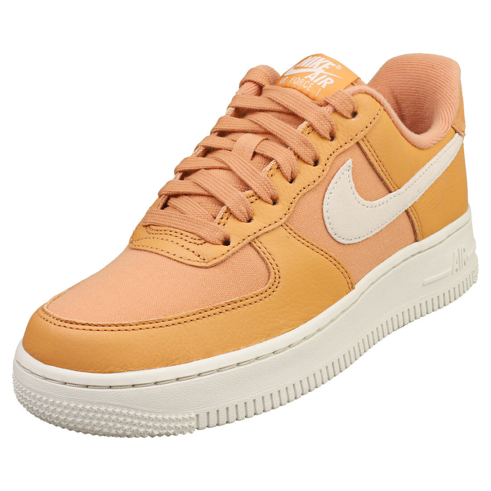 (4.5) Nike Air Force 1 07 Lx Mens Fashion Trainers in Amber Brown