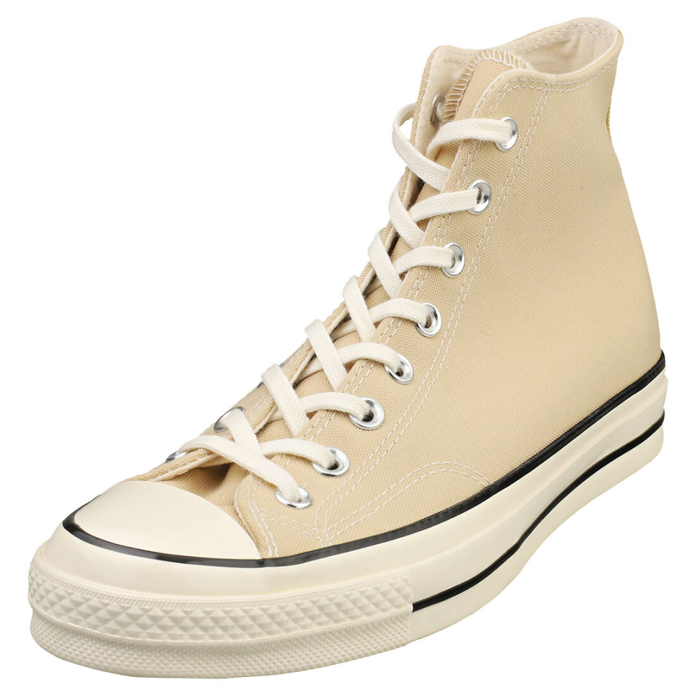 Converse (9) Chuck 70 Hi Unisex Casual Trainers In Oat Milk Cream
