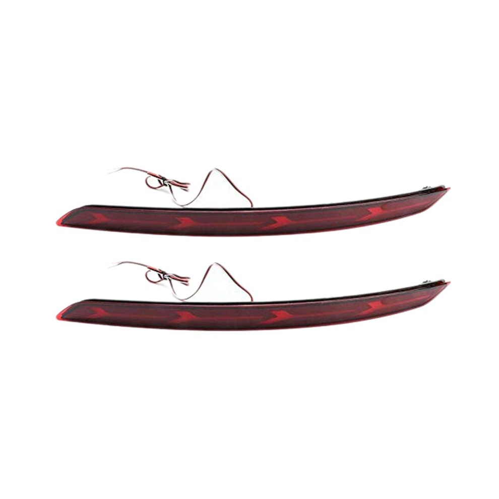 Fluid Style Led Bumper Reflector Tail Lights For 2016 2017 2018 Brake Lights Turn Signal Lights Red 4851069296639