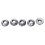 25 Pcs 304 Stainless Steel Serrated Flange Metric Hex Lock Nuts M6 1