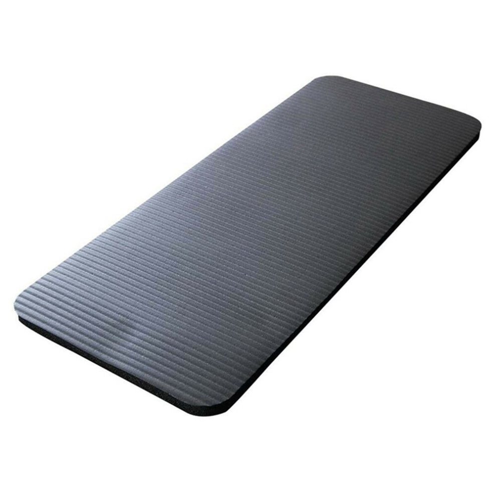 15MM Thick Yoga Mat Comfort Foam Knee Elbow Pad Mats for Exercise Yoga Indoor Pads Fitness Training,Black