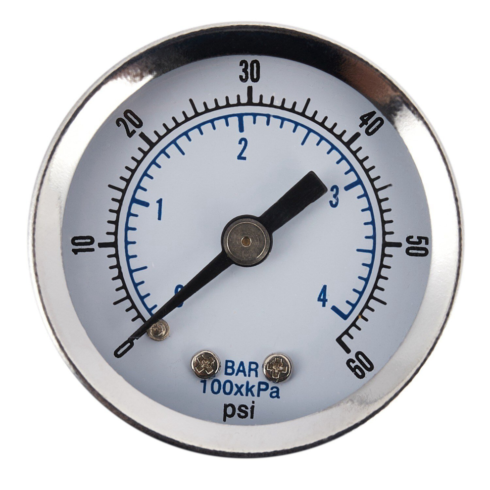 Z51 0-60Psi Pressure Gauge 40Mm 1/8 Inch Npt Mini Pressure Gauge Air Compressor Hydraulic Vacuum Gauge Manometer 4851069293652