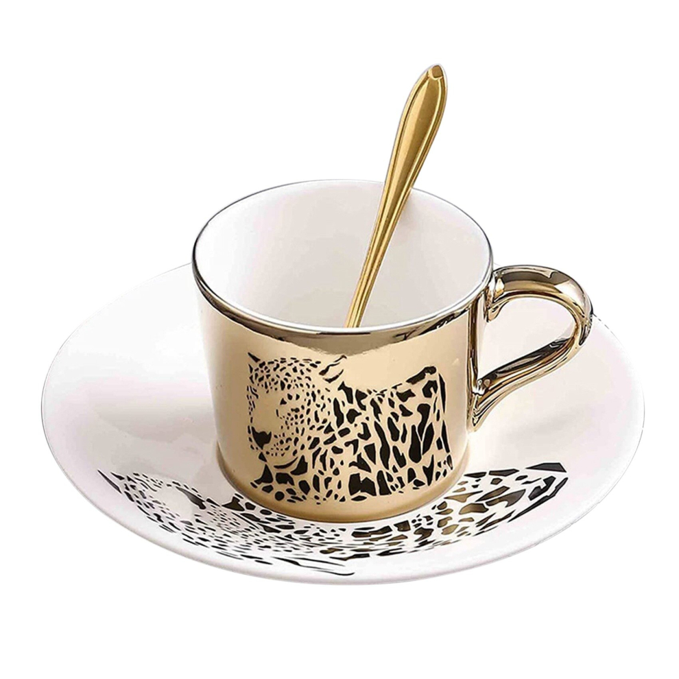 Mirror Reflection Mug Set Moving Reflection Coffee Cup Reflection Will Move with the Rotation of the Cup D 