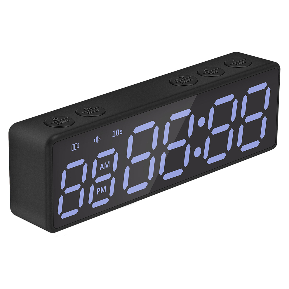 Photos - Stopwatch Portable Gym Timer Interval Timer Workout Fitness Clock Countdown/UP/ Magnetic & USB Rechargeable, (A)