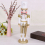 30CM Christmas Nutcracker Puppet Wooden Handicraft Christmas Desktop Silver 4