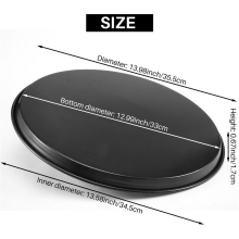 13 Inch Non-Stick Pizza Pan,Carbon Steel Round Pizza Tray Mold Baking Tool for Home,Restaurant