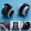 50mm Bürostuhlrollen - 5er Set - schwarz/weiß 5