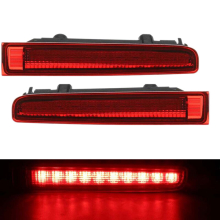 2Pcs Car Third High Brake Light Barn Door Rear Brake Light High Mount Stop Lamp For- T5 T6 For 2003-2016 Red