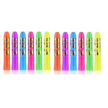 12 Pack Glow in the Dark Face Body Paint Glow Sticks Markers Makeup Face Painting Kits, For Halloween and Parties