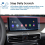 Tempered Glass Film for Geely Coolray / X50 2018-2020 10.25-Inch Car GPS Navigation Touch Screen Protector Film 3