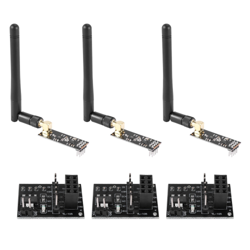 3Pcs NRF24L01+PA+LNA RF Transceiver Module with SMA Antenna 2.4 GHz ...