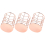 Rose Gold Pen Holder Set of 3,Metal Rose Gold Pencil Holder for Dorm & Office,Desk Organizer Makeup Brush Cup 7