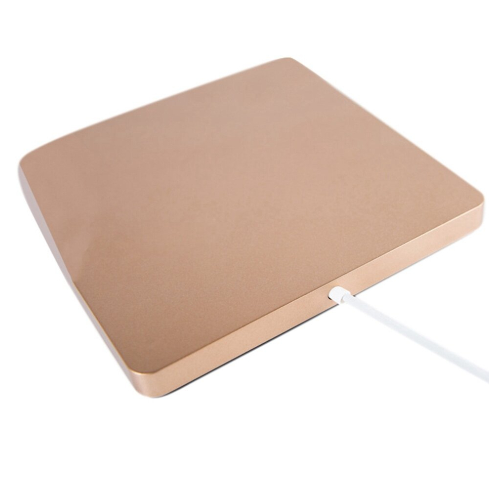 USB External CD/DVD Drive Type C Portable Drive-Free CD Players for Laptop PC Windows ,Golden