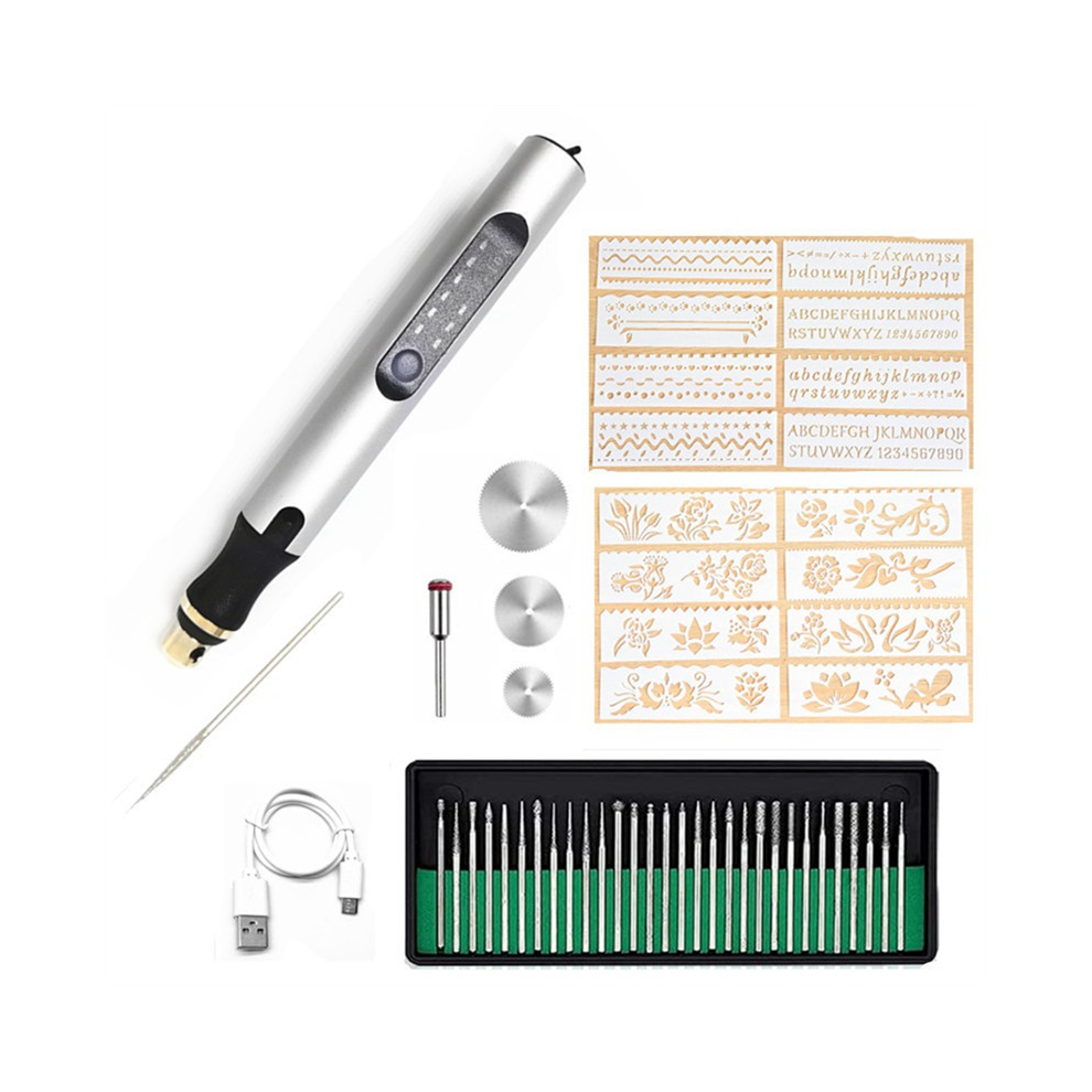 Electric Engraving Pen Engraving Tool Set Micro-Engraver Pen Diy Rotary Tool For Carving,Wood,Metal,Ceramic 4762963302794