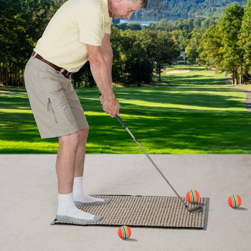 26Pcs Golf Balls EVA Golf Training Balls Rainbow Soft Garden Golf Balls for Indoor Outdoor Golf Practice 2