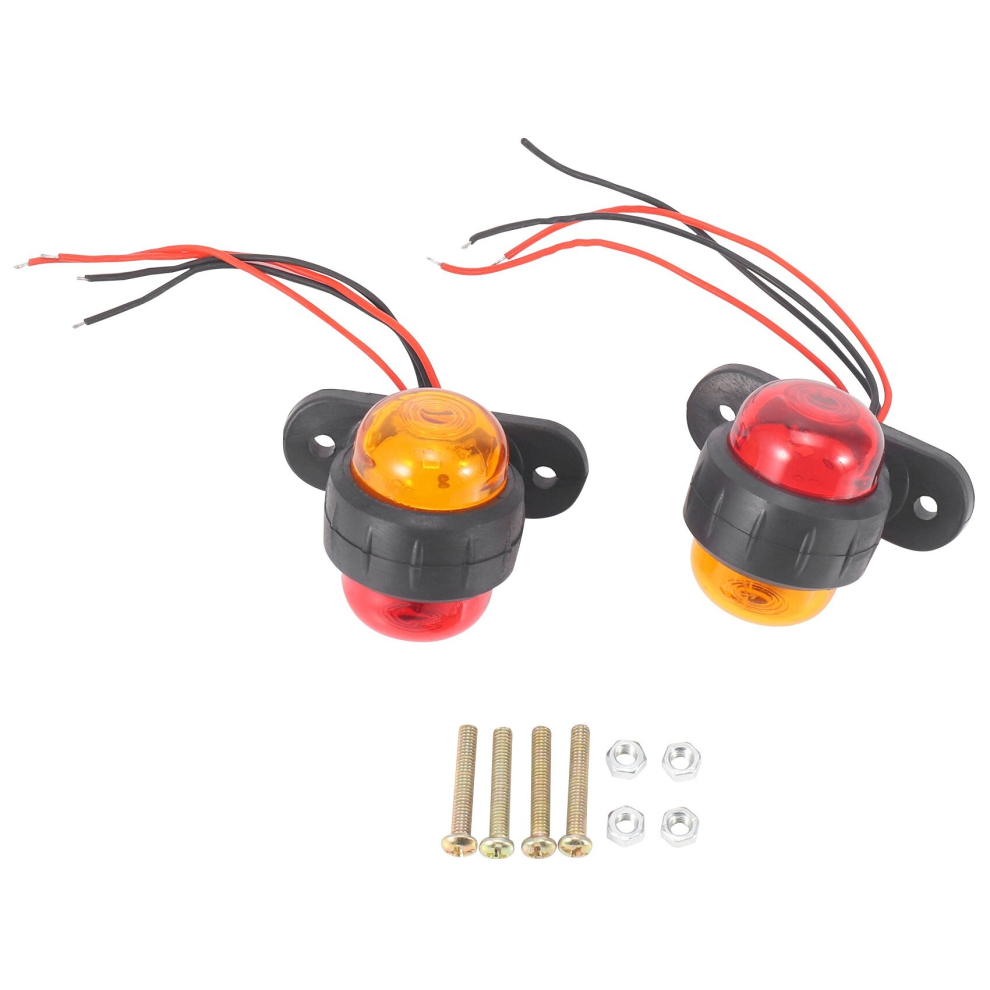 2Pcs Truck Trailer Led Lamps 24V Car Side Marker S Warning Signal Side Marker Light 4851069202630