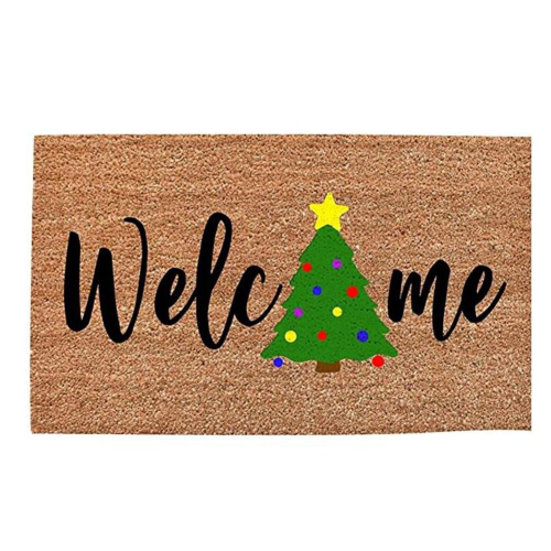 Doormat Indoor Entrance Christmas Tree Doormats Home Carpet