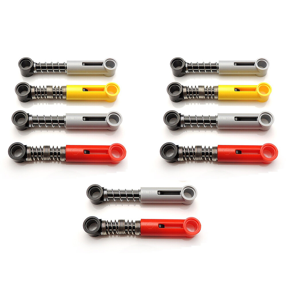 Photos - Construction Toy 10Pcs Building Blocks Hard Spring for Technical Parts Self-Locking Bricks Accessories Spring 76537