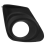 Fog Light Trim Set for 2011-2013 Left & Right Black Plastic 2Pc 6