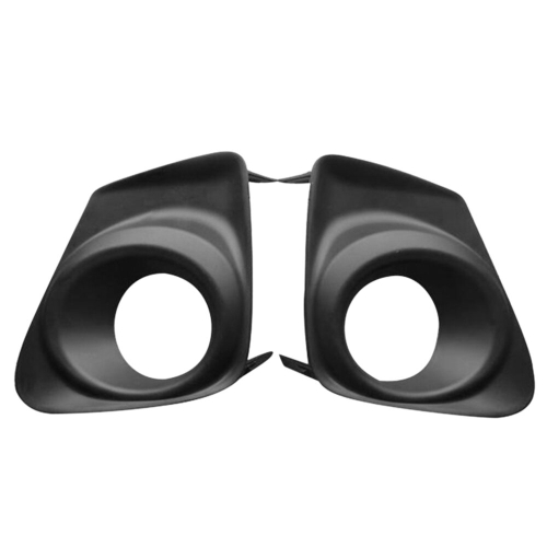 Fog Light Trim Set for 2011-2013 Left & Right Black Plastic 2Pc
