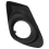 Fog Light Trim Set for 2011-2013 Left & Right Black Plastic 2Pc 7