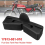 Black Rubber Motorcycle Scooter Gas Oil Fuel Tank Cushion Holder Set for CG125 3