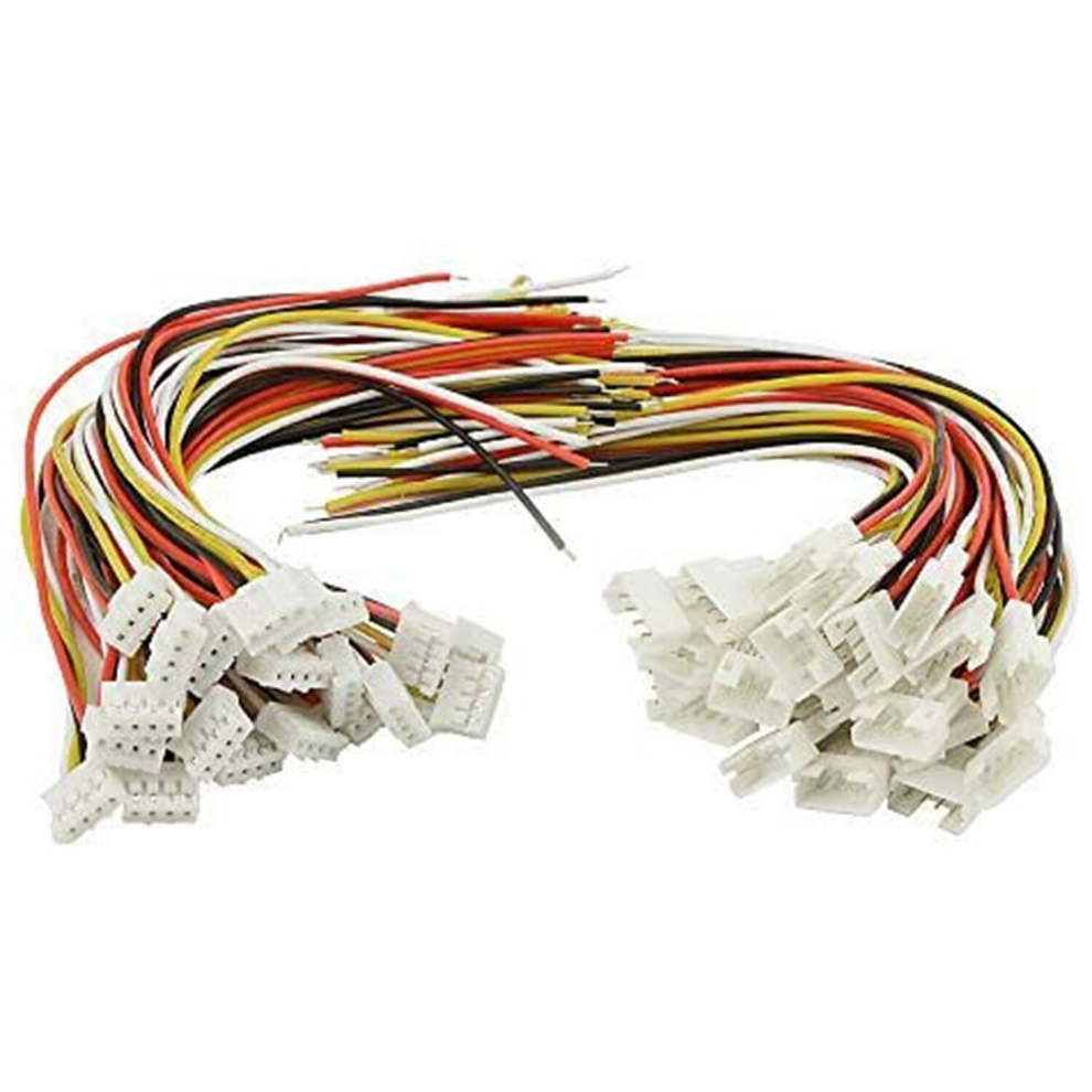 40Pcs(20 Pairs) 2.0Mm 4 Pin Female Male Connection Plug With 15Cm Terminal Connector Wire Cable Compatible For Jst Ph 4851069224953
