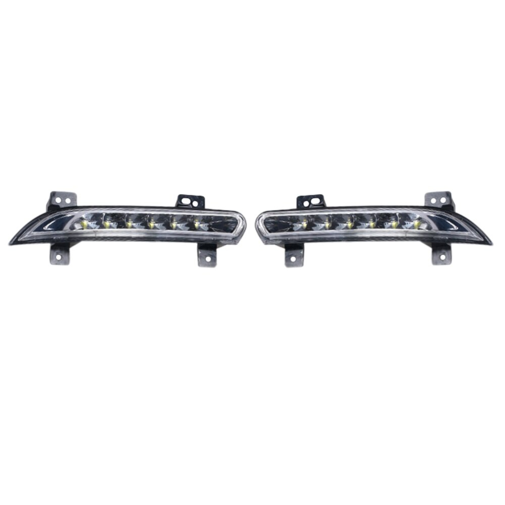 1Pair Car Led Drl Fog For Fluence 2014+ Auto Driving Lamp Daytime Running Bumper Lamp Light 4762963347597