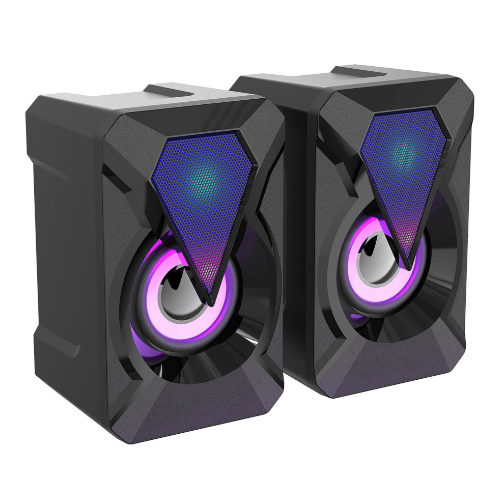 Computer Speaker Usb Powered 3.5Mm Audio Jack Mini Desktop Home Office Subwoofer Rgb Speaker 4762963350474