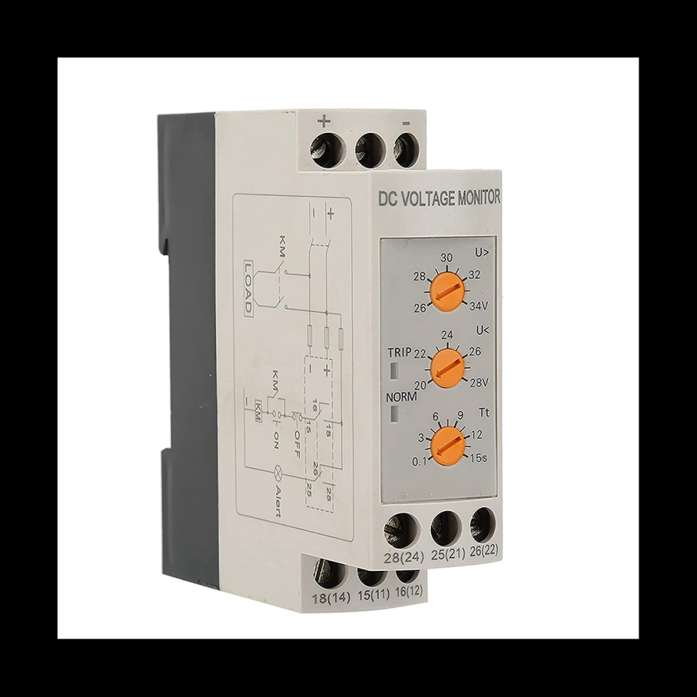 Overvoltage Undervoltage Protector Voltage Monitoring Relay Undervoltage Protector Dc Protection Relay Dc24v 4762963390357