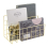 Metal Mesh Desk Organizer Desktop Letter Sorter Mail Tray File Organiser Office Home Bookends Book Holder -Gold 2