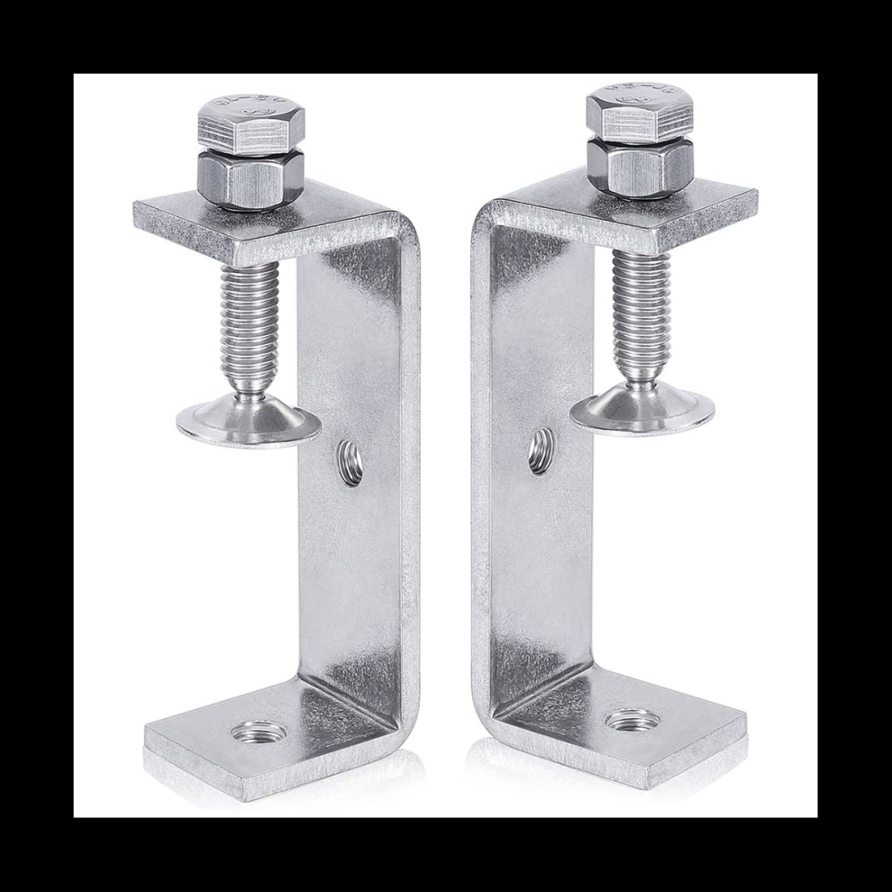Metal Clamp Heavy Duty Clamp C Clamp Woodworking Clamp With Wide Jaw Openings (65Mm), 2Pcs 4851069235959