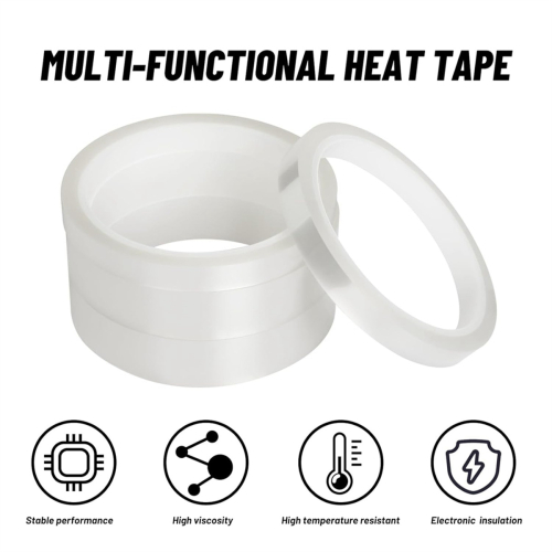 Thermal Tape,4Rolls of High Temperature Thermal Transfer Tape Thermal ...